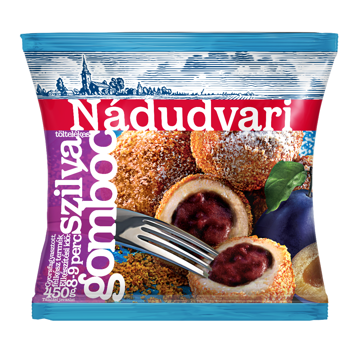 Nádudvari szilvatöltelékes gombóc 450g